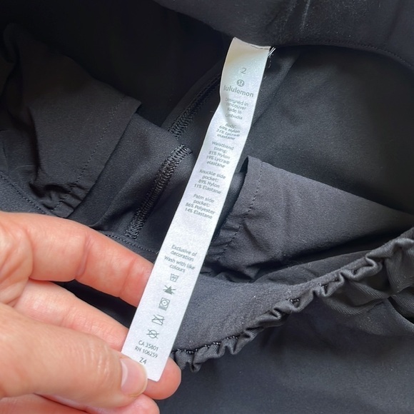 Lululemon Keep Moving Pant 7/8 High-Rise Black with Drawstring - Picture 8 of 13